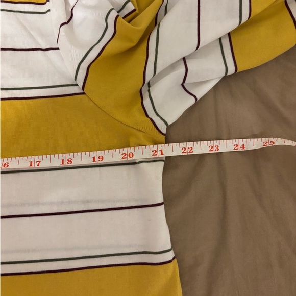 Christopher & Banks Yellow and White Long Sleeve Tee - Picture 4 of 8